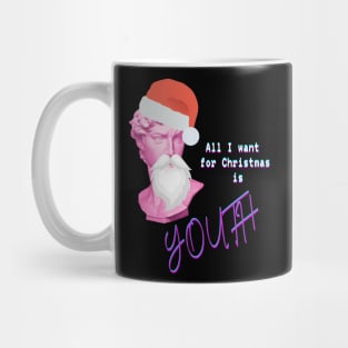 all i want for christmas is vaporwave Mug